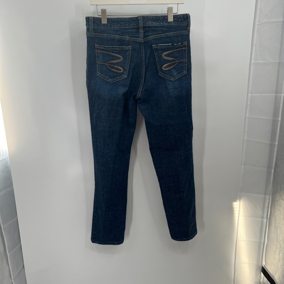 Woman's Seven Straight Blue Jeans Size 8 - Picture 9 of 12